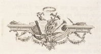 KG 01242
<br/>
Vignetten en initialen uit "Poësies diverses" door Frederik de Grote (30 bladen)
<br/>
<em>Schmidt, Georg Friedrich (1712-1775)</em>
